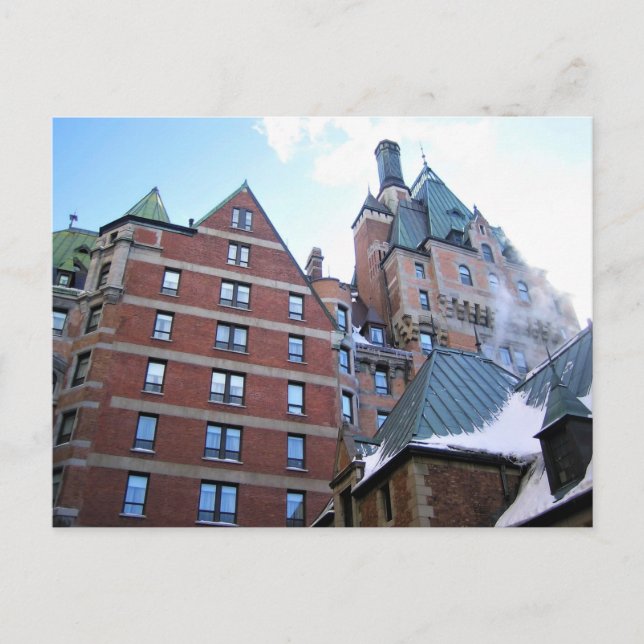 Carte Postale Château Frontenac, Québec, Canada (Devant)