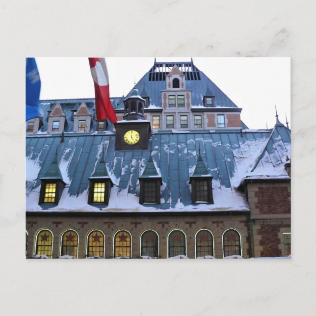 Carte Postale Château Frontenac, Québec, Canada (Devant)
