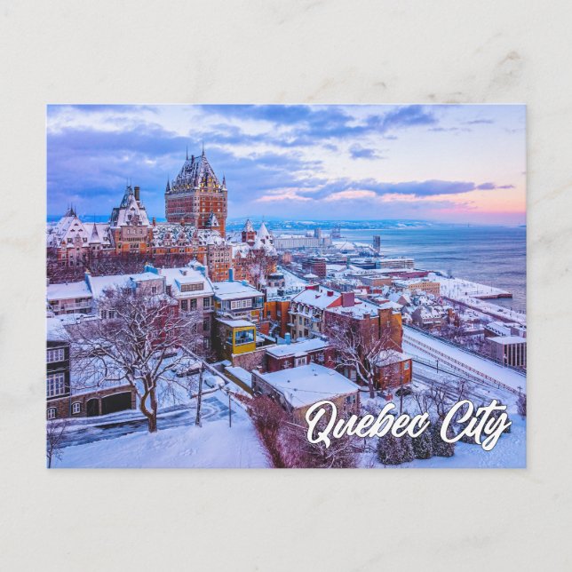 Carte Postale Château Frontenac, Québec, Québec, Canada (Devant)