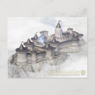 Carte Postale Château-Gaillard, on the sea of mist,