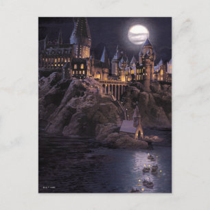 Carte Postale Château Harry Potter   Grand lac à Hogwarts
