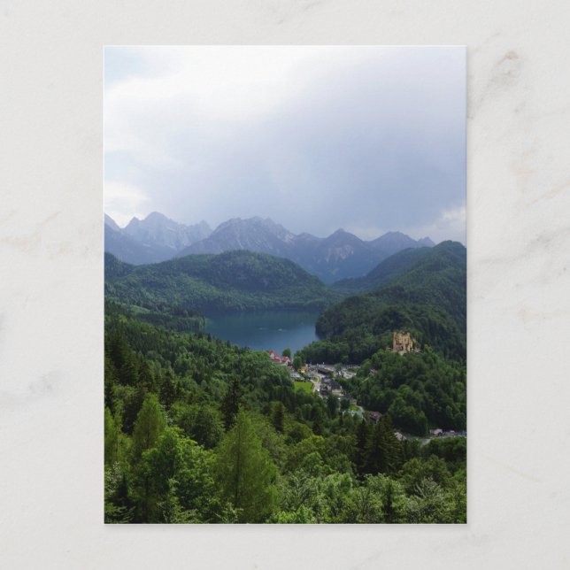 Carte Postale Château Herren Chiemsee Bavière (Devant)