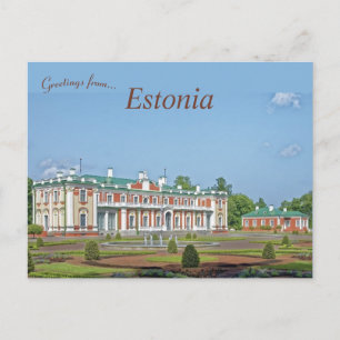 Carte Postale Château Katharinental à Tallin Estonie