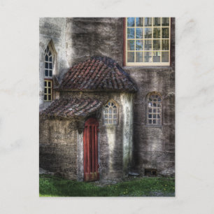 Carte Postale Château - La porte cachée à l'arrière