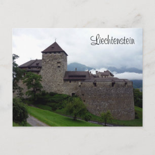 Carte Postale château liechtenstein vaduz