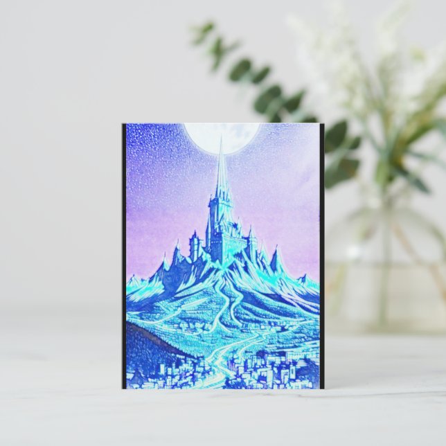 Carte Postale Château Maelstrom (Debout devant)