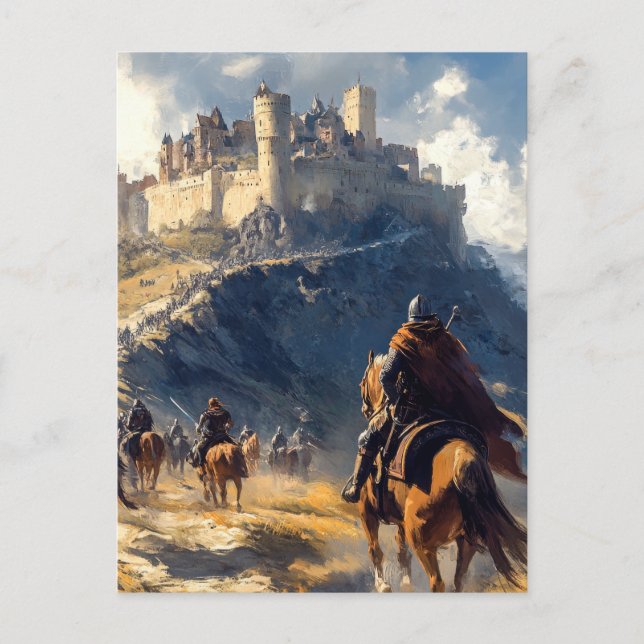 Carte Postale Château médiéval (Devant)