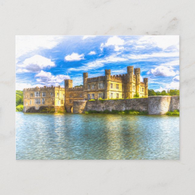 Carte Postale Château médiéval anglais (Devant)
