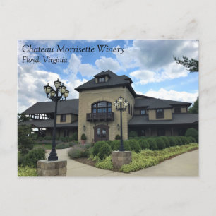 Carte Postale Chateau Morrisette Winery, Floyd, Virginia Postcar