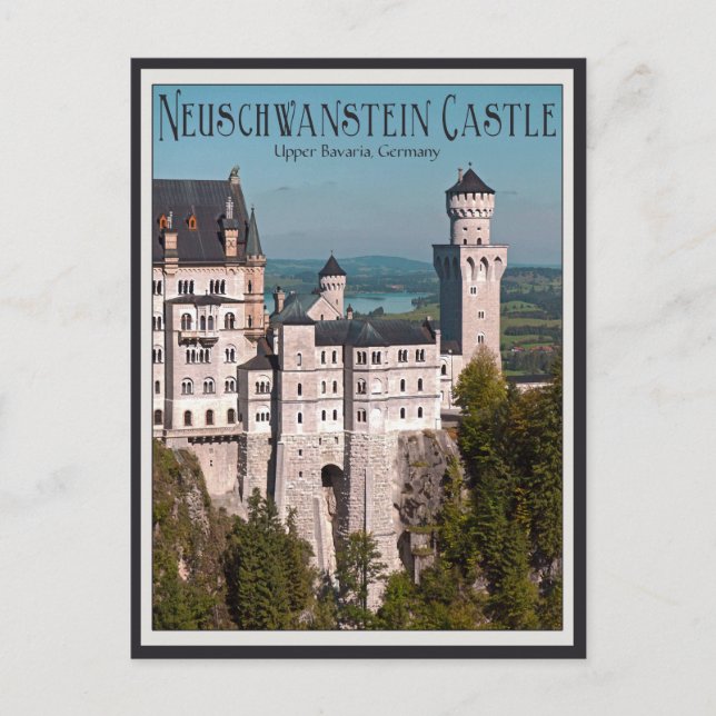 Carte Postale Château Neuschwanstein (Devant)