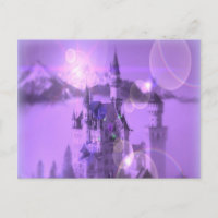 Château romantique violet mariage gothique