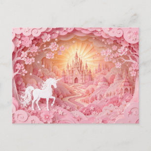 Carte postale Château Rose Licorne
