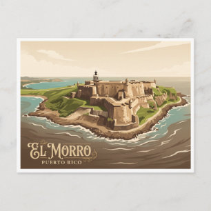 Carte Postale Château San Felipe del Morro San Juan Porto Rico