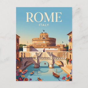 Carte Postale Château Sant'Angelo Italie