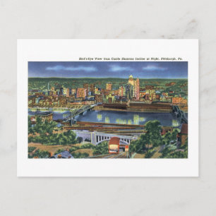 Carte Postale Château Shannon Incline, Pittsburgh, PA