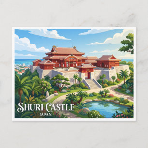 Carte Postale Château Shuri Naha Japon