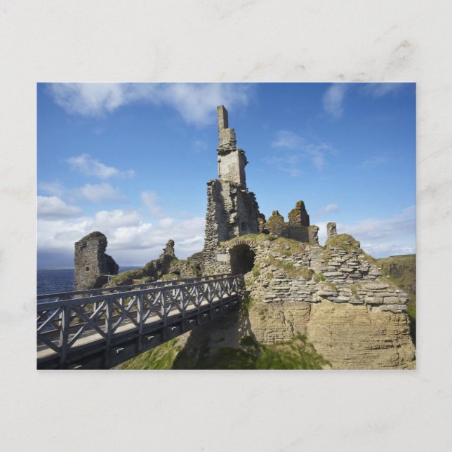 Carte Postale Château Sinclair Girnigoe, Wick, Caithness, (Devant)