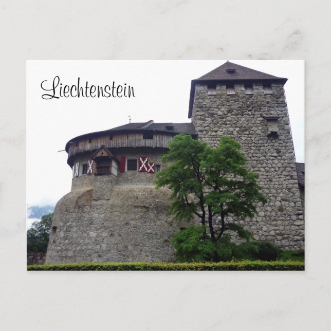 Carte Postale château vaduz (Devant)