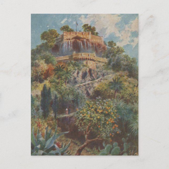 Carte Postale Chateau View Nice France (Devant)