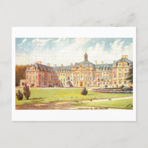 Carte Postale Château vintage Munster Allemagne/Schloss