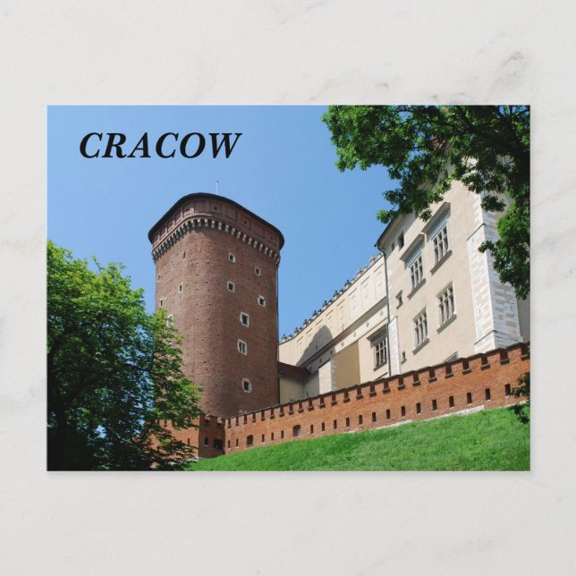Carte Postale Château Wawel Royal à Cracow (Devant)