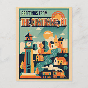 Carte Postale Chatham, New Jersey Rétro Voyage  années 1930