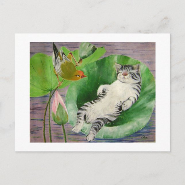 Carte Postale chaton (Devant)