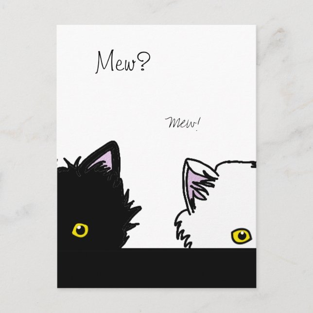 Carte Postale Chatons (Devant)
