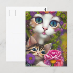 Carte Postale Chatons adorables 8