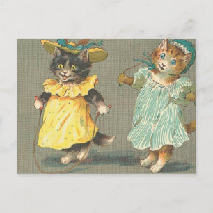 Carte Postale Chatons vintages