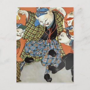 Carte postale Chats dansants