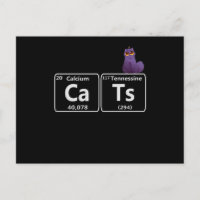 Chats drôles Éléments du tableau périodique Scienc