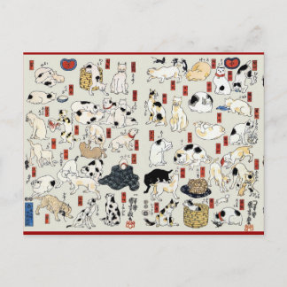 Carte Postale Chats Galore