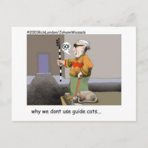 Carte Postale Chats guides Cadeaux drôles de chats et objets à c