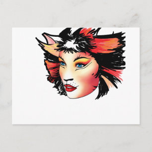 Carte Postale Chats la musique, Bombalurina