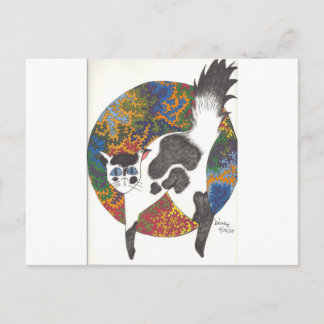 Carte Postale Chats - Noir & Blanc