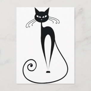 Carte Postale Chats noirs