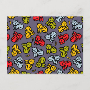 Carte Postale Chats plus bananes