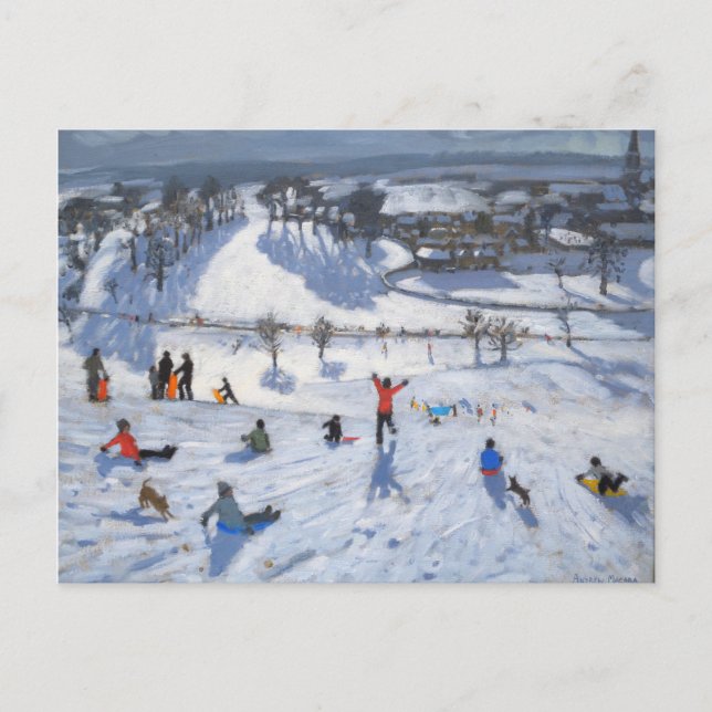 Carte Postale Chatsworth d'hiver 2010 (Devant)