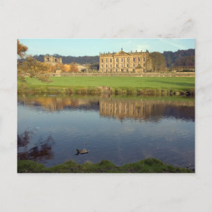 Carte Postale Chatsworth House à Derbyshire, Angleterre