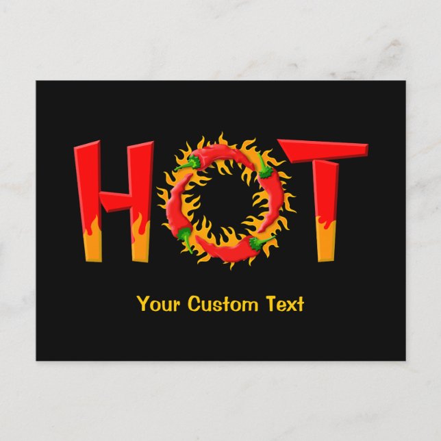 CARTE POSTALE CHAUD (Devant)