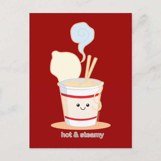 Carte Postale Chaud et vapeur (Devant)