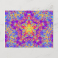 Chaud Étoile brillante Couleur brillante Swirl Kal