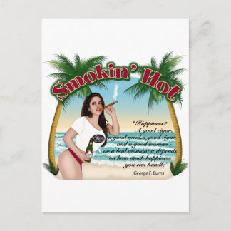 Carte Postale Chaud fumé