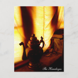 Carte Postale Chaudron du dragon, temple bouddhiste, offrandes /