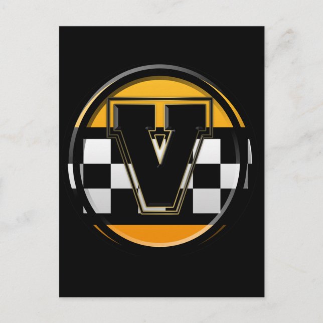 Carte Postale Chauffeur de taxi V initial (Devant)