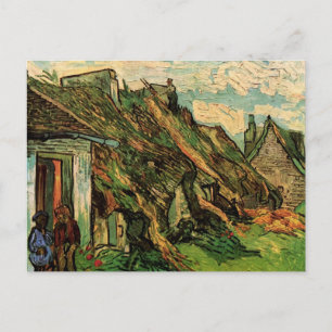 Carte Postale Chaumières en grès par Vincent van Gogh