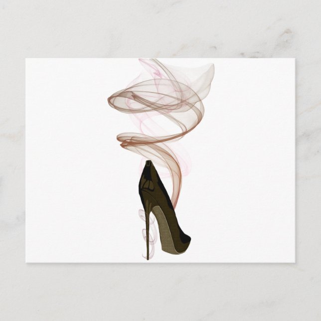 Carte Postale Chaussure Art Stiletto Smokin (Devant)