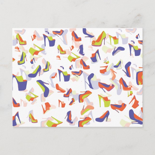 Carte Postale Chaussure Galore (Devant)