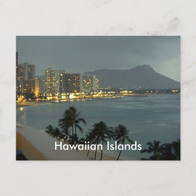 Carte Postale chaussure, Iles Hawaiiennes (Devant)